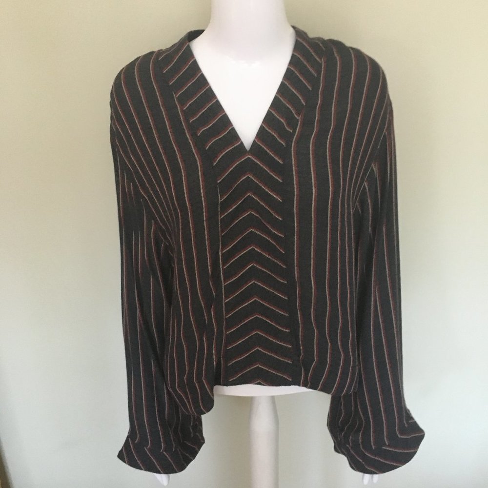 Anthropologie bell sleeve top